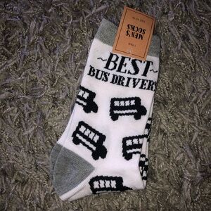 World’s Best Bus Driver Socks, New With Tags